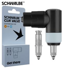 CLIK VALVE Conversion Kit 3 (2 ventielen + pompkop) van DV naar SCV 3544 Schwalbe