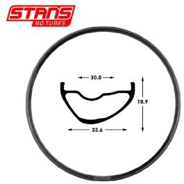 Velg FLOW MK4 29 32H Black/Grey SNT