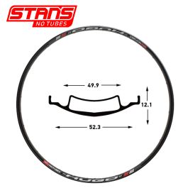 Velg HUGO 27.5 650B 32H Black SNT