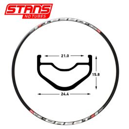 Velg CREST MK3 27.5 650B 28H Black SNT