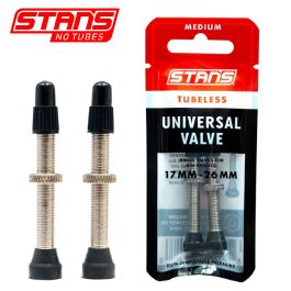 Stans NoTubes Universele tubeless ventielen Medium 17-26mm (set 2 stuks) AS0290