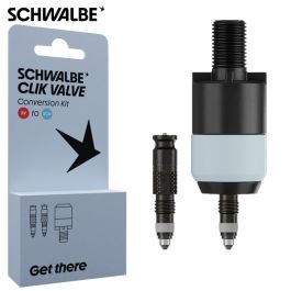 CLIK VALVE Conversion Kit 2 (2 ventielen + adapter voor pomp) van SV/FV naar SCV 3542 Schwalbe