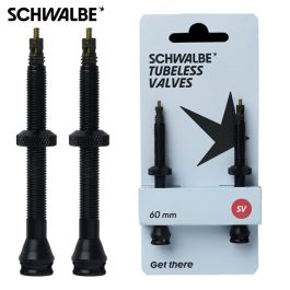 TUBELESS VENTIELEN 60 mm met sleutel 2 st 3535 Schwalbe