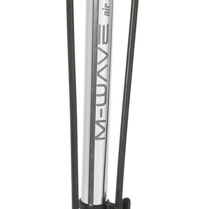 Fahrradpumpe mit Manometer aus Aluminium 61 cm