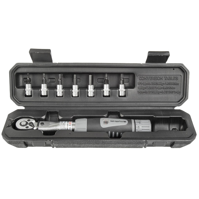 Drehmomentschlüsselset TW-4/24 mit Bits, 4-24 Nm, 8-teilig