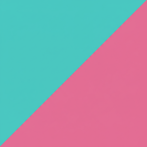 Turquoise / Roze