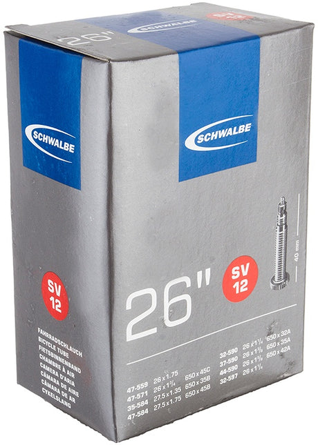 binnenband 12SV 26 1 1/4-1.90 (30/47-559/597) FV