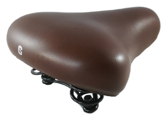 City Sattel Unisex Gel/Stahl